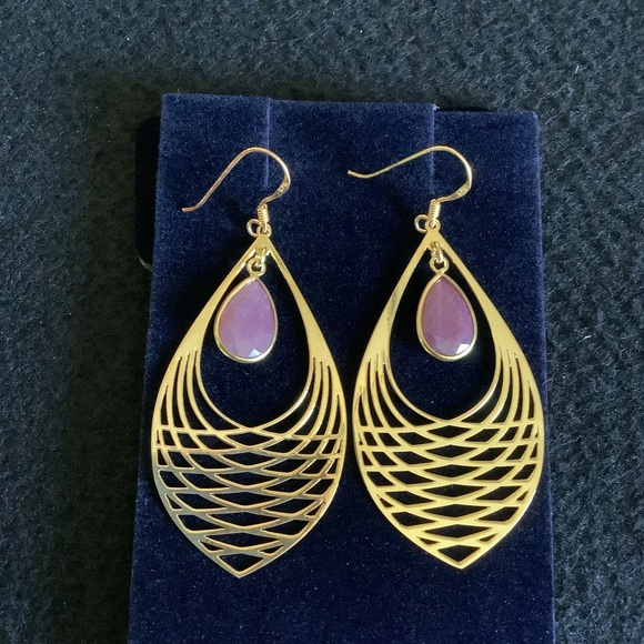 New Stauer 925 sterling silver natural ruby earrings. - Picture 9 of 9